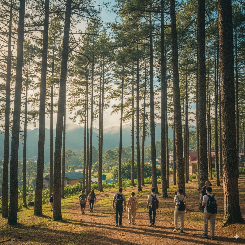 Baguio City mountain scenery